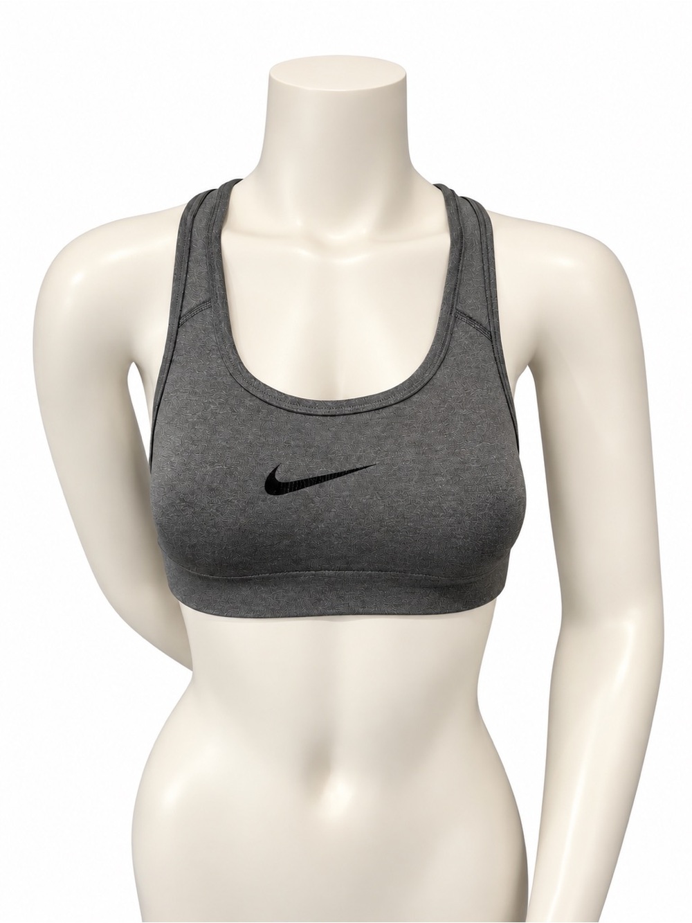 Nike Dri-FIT Women’s XS Gray Racerback Sports Bra Athletic Workout
